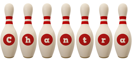 Chantra bowling-pin logo