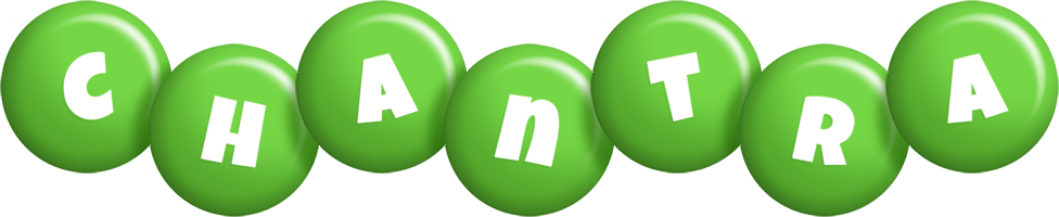 Chantra candy-green logo