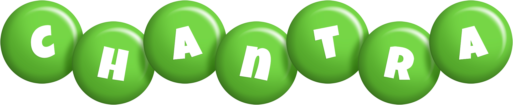 Chantra candy-green logo