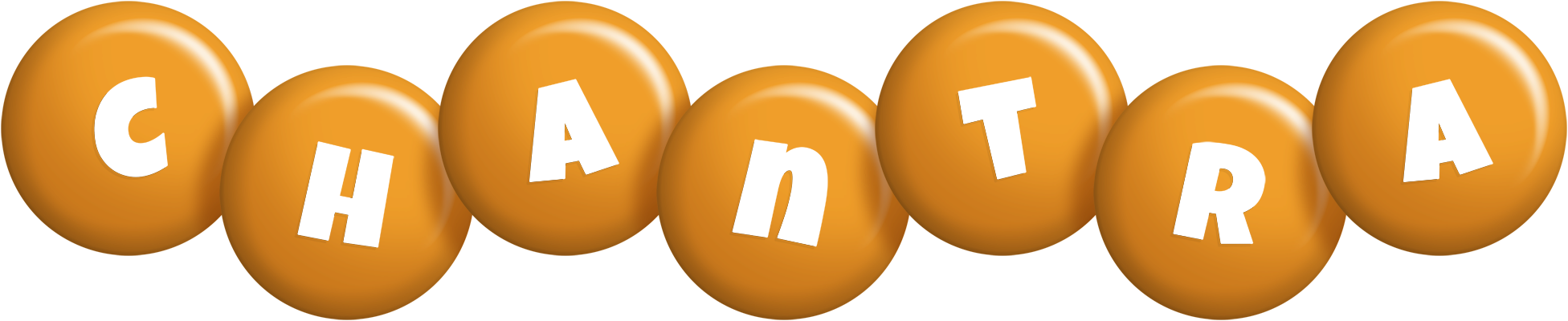 Chantra candy-orange logo