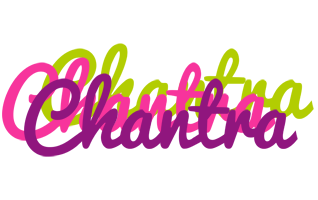 Chantra flowers logo