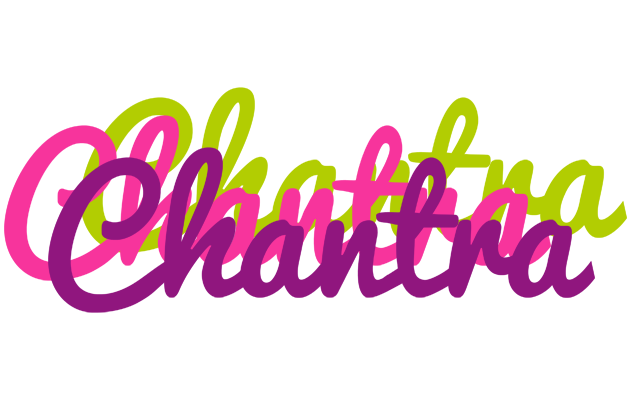 Chantra flowers logo