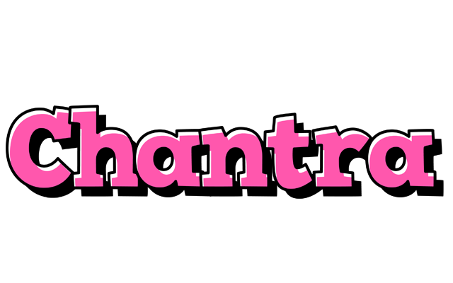 Chantra girlish logo
