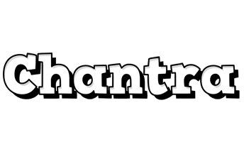 Chantra snowing logo