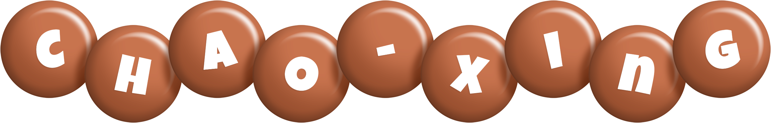 Chao-Xing candy-brown logo