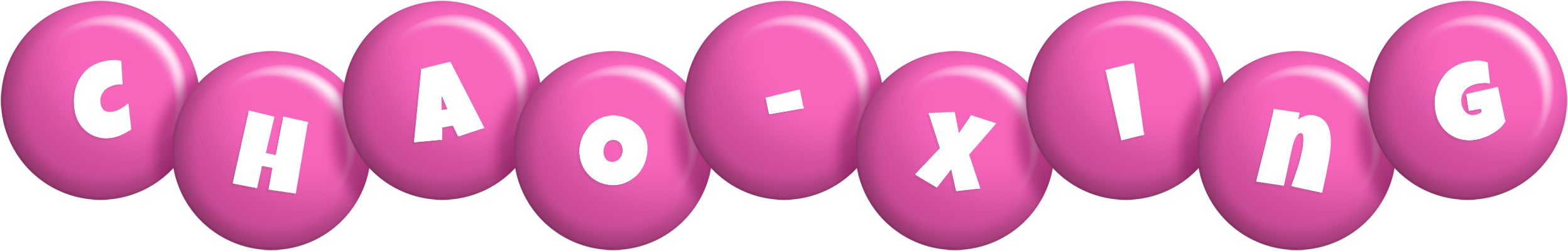Chao-Xing candy-pink logo
