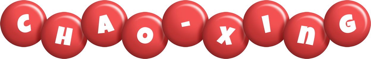 Chao-Xing candy-red logo