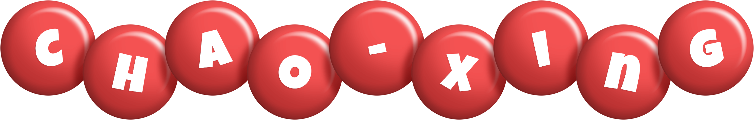 Chao-Xing candy-red logo