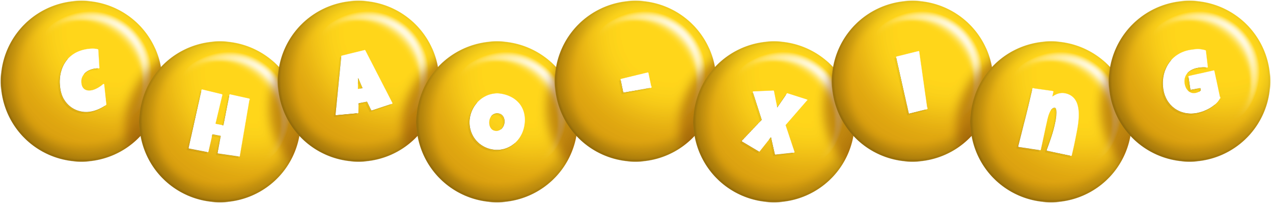 Chao-Xing candy-yellow logo
