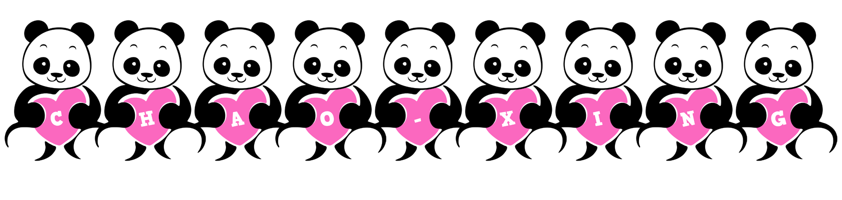 Chao-Xing love-panda logo
