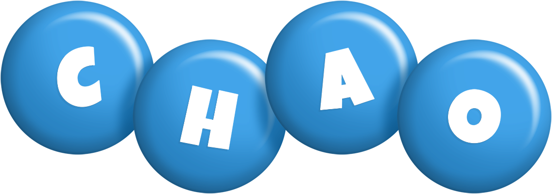 Chao candy-blue logo