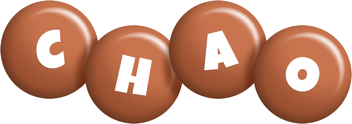 Chao candy-brown logo