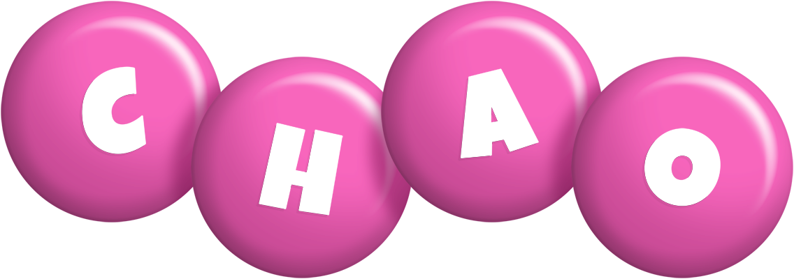 Chao candy-pink logo