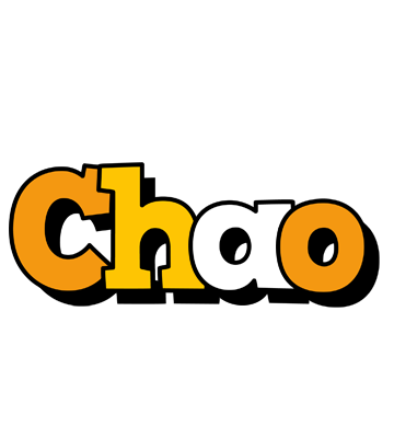 Chao cartoon logo