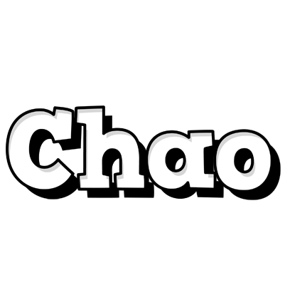 Chao snowing logo