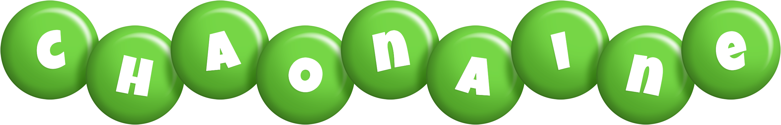 Chaonaine candy-green logo