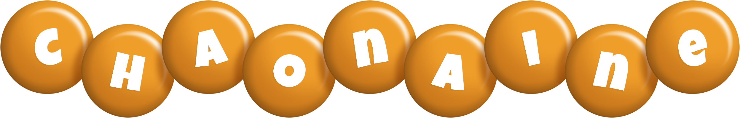 Chaonaine candy-orange logo