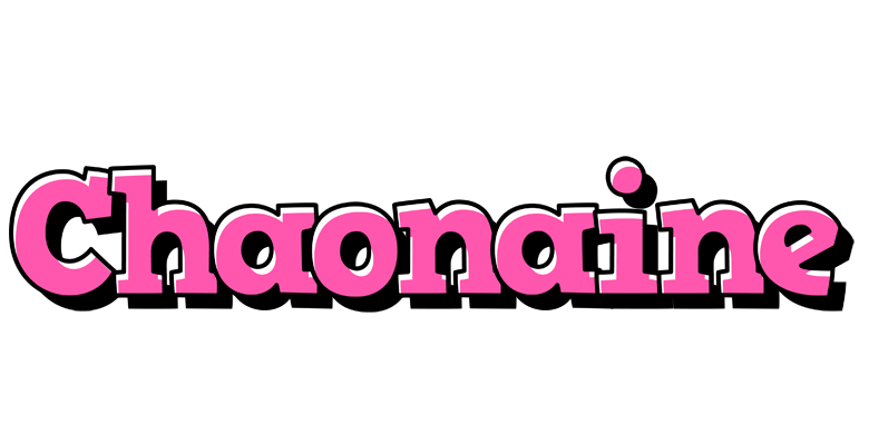 Chaonaine girlish logo