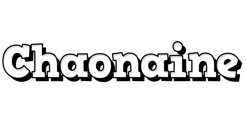 Chaonaine snowing logo