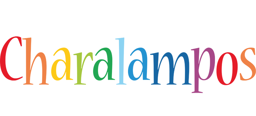 Charalampos birthday logo