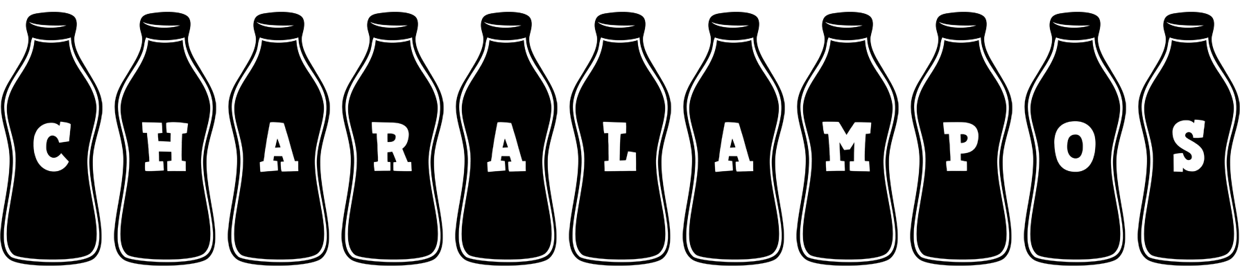 Charalampos bottle logo