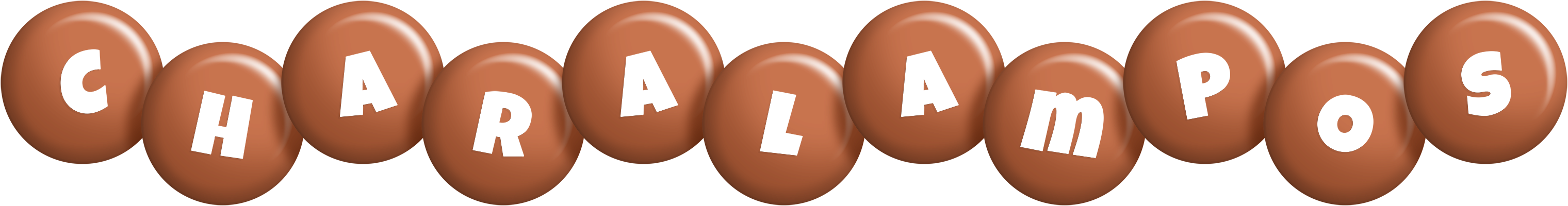 Charalampos candy-brown logo