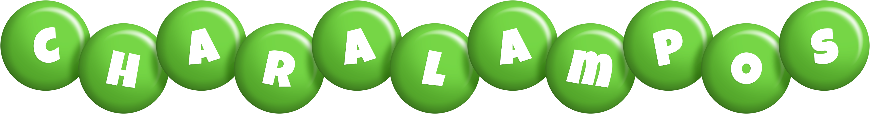 Charalampos candy-green logo