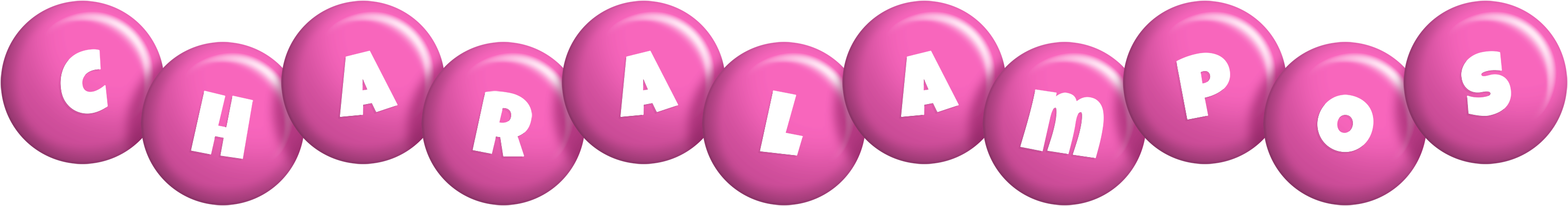 Charalampos candy-pink logo