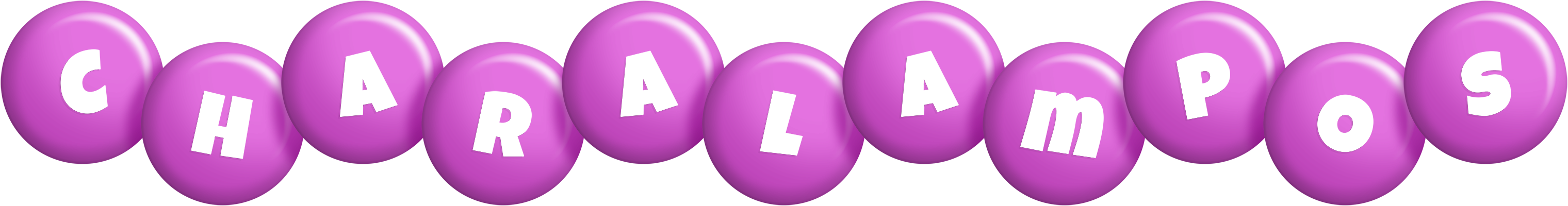 Charalampos candy-purple logo