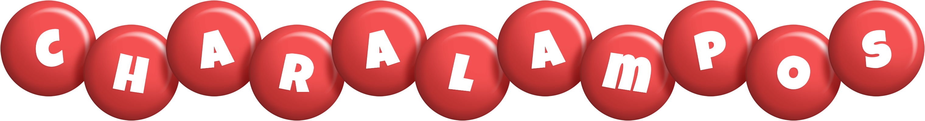 Charalampos candy-red logo