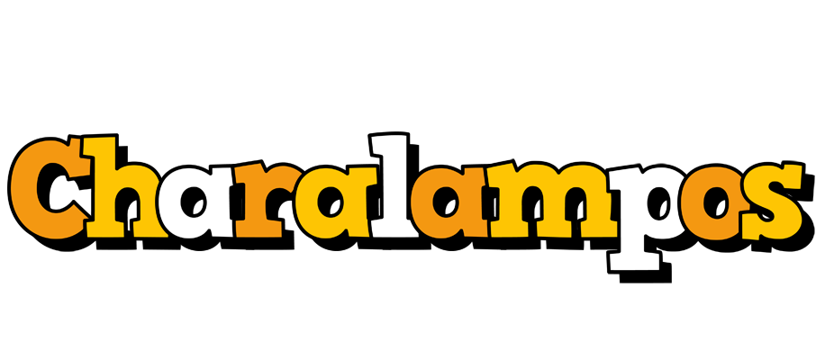 Charalampos cartoon logo