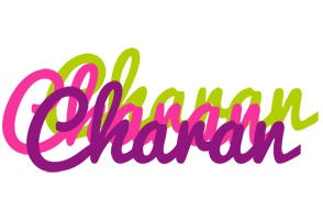 Charan flowers logo