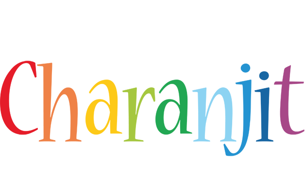 Charanjit birthday logo