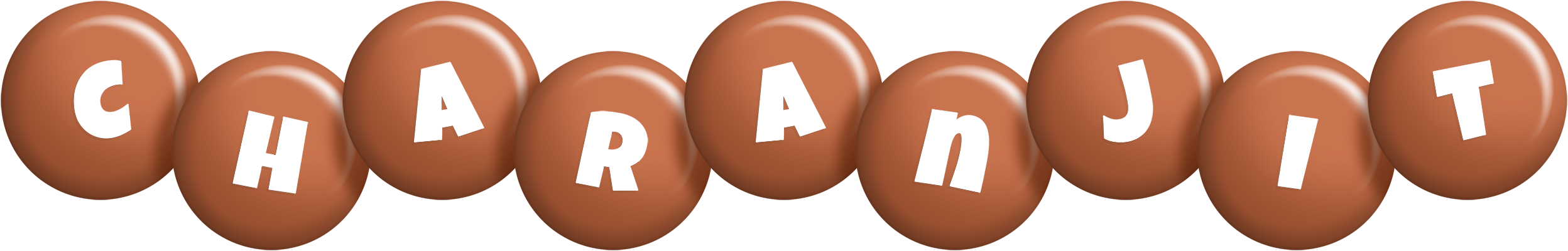 Charanjit candy-brown logo
