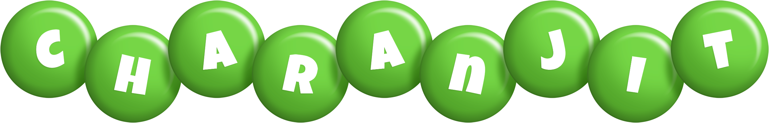 Charanjit candy-green logo