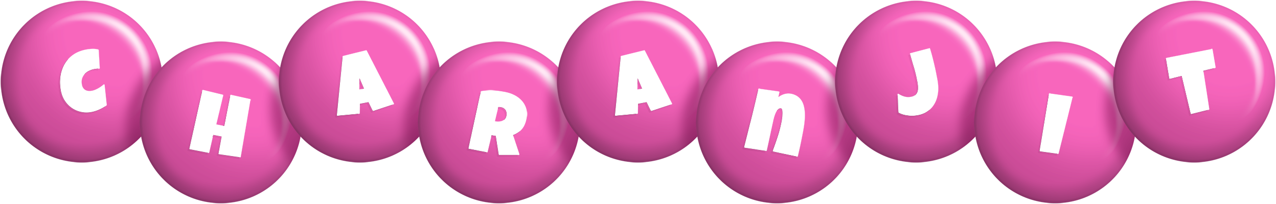 Charanjit candy-pink logo