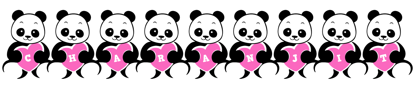 Charanjit love-panda logo