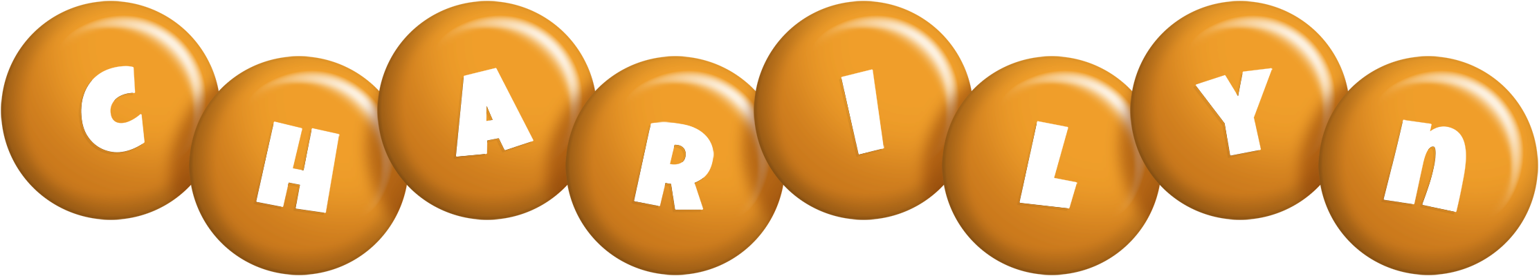 Charilyn candy-orange logo