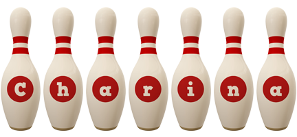 Charina bowling-pin logo