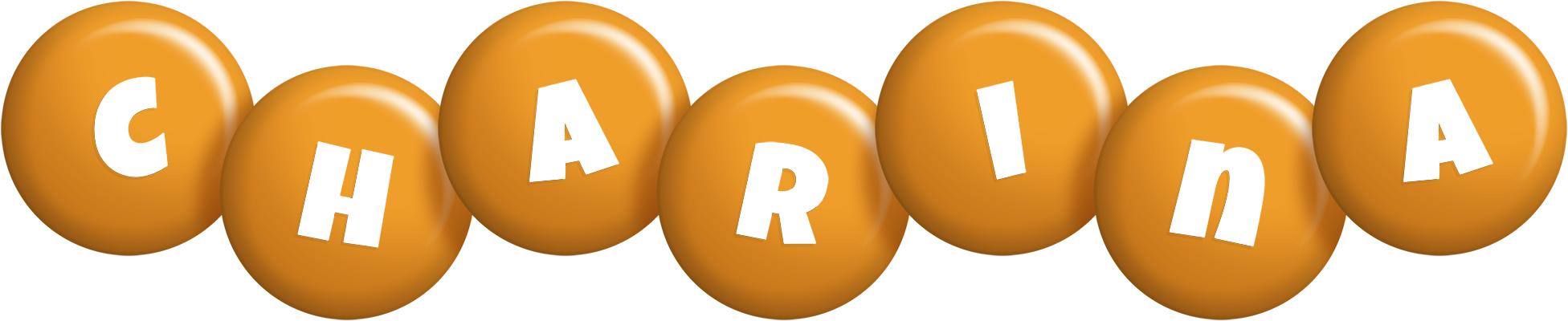 Charina candy-orange logo