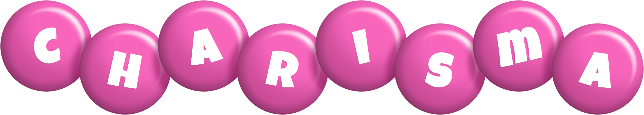 Charisma candy-pink logo
