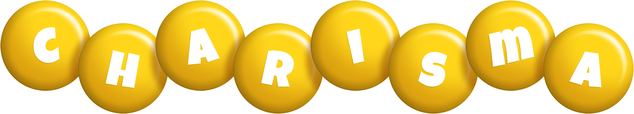 Charisma candy-yellow logo