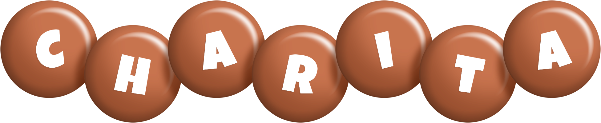 Charita candy-brown logo