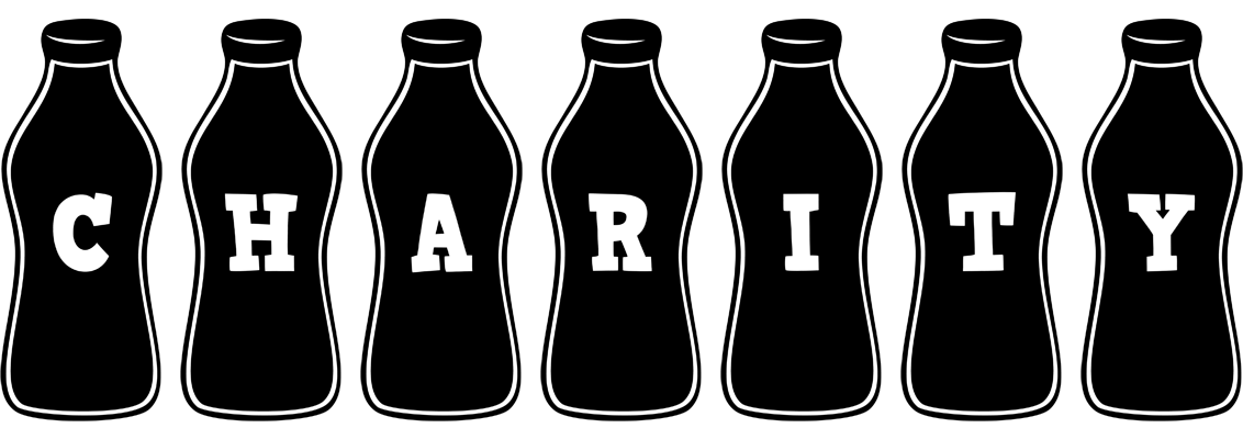 Charity bottle logo
