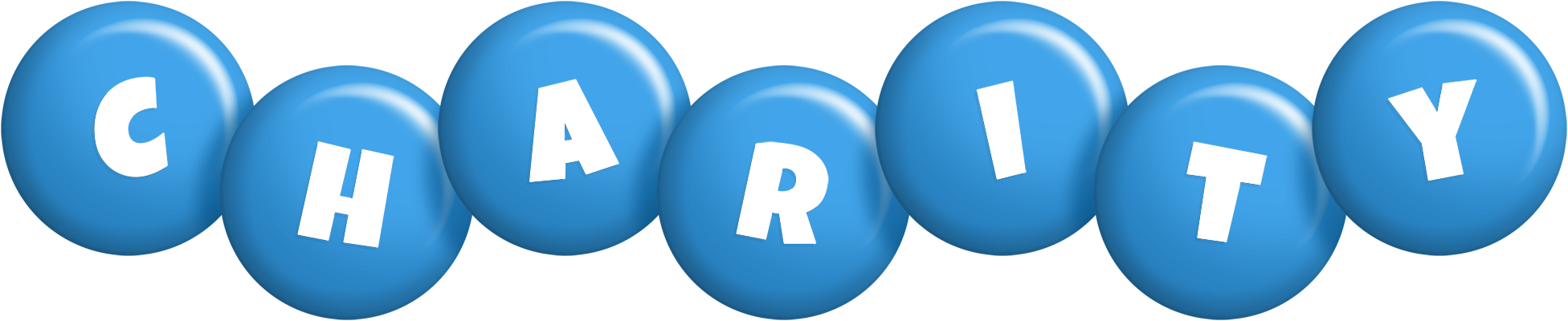 Charity candy-blue logo