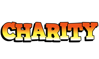 Charity sunset logo