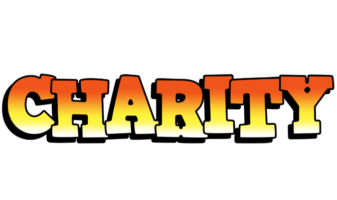 Charity sunset logo