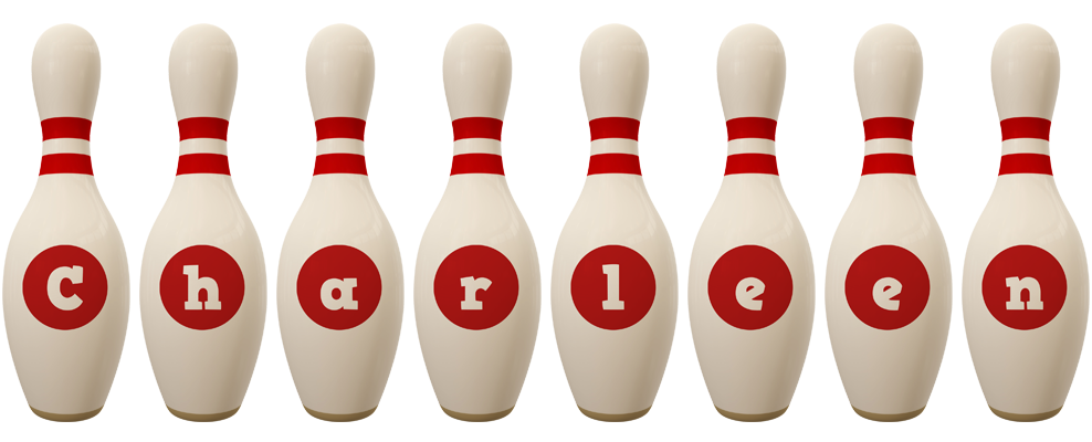 Charleen bowling-pin logo