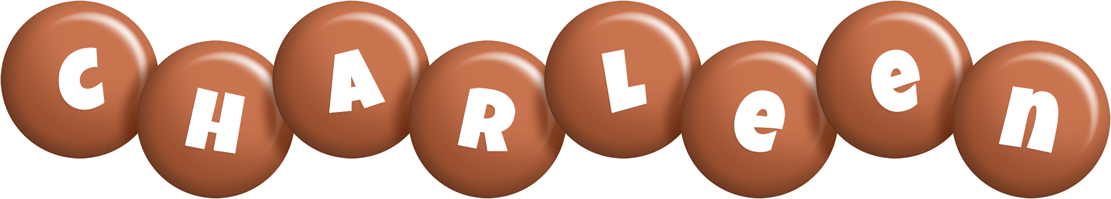 Charleen candy-brown logo