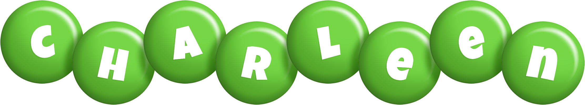 Charleen candy-green logo